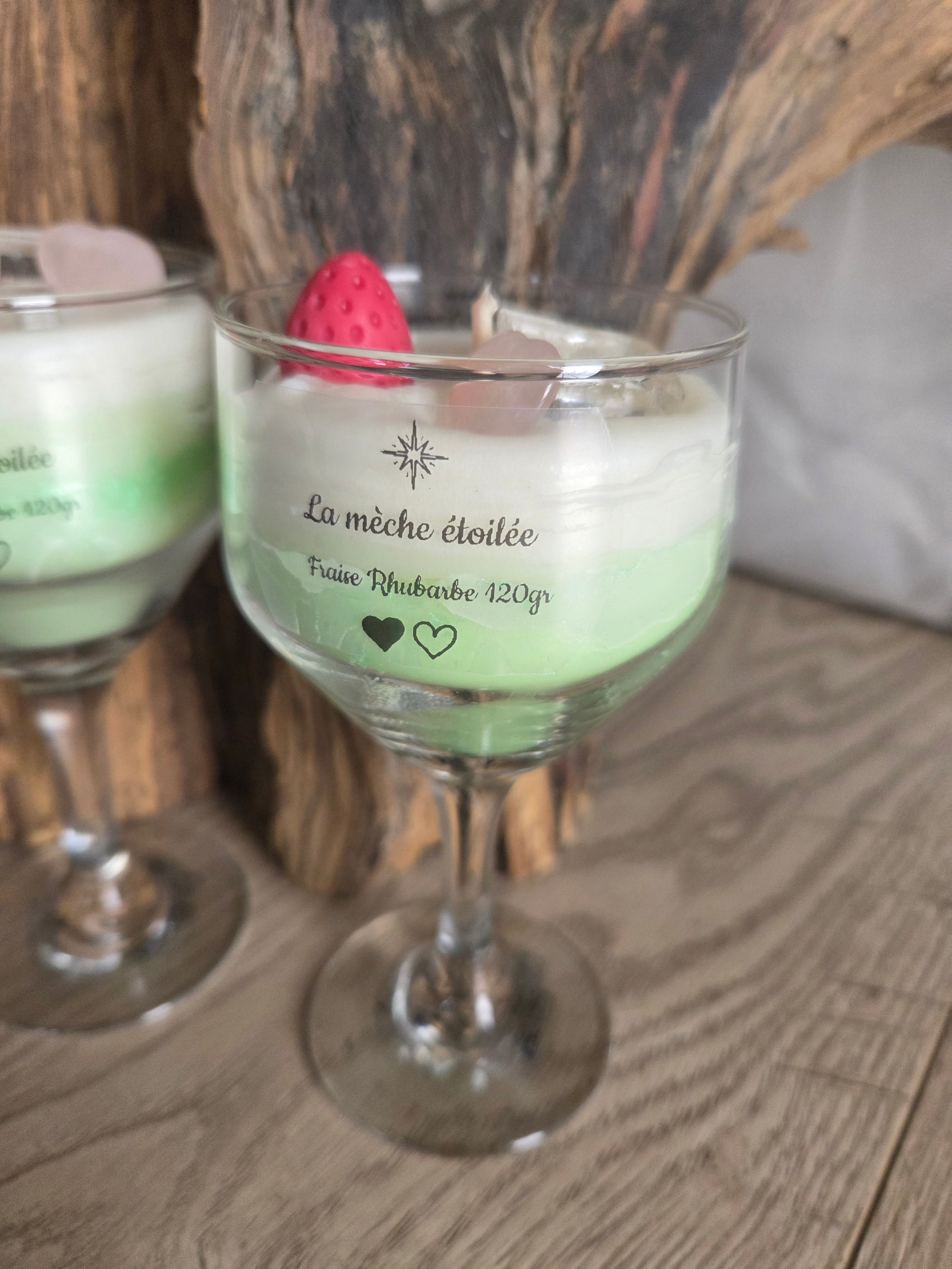 Cocktail fraise rhubarbe 120gr